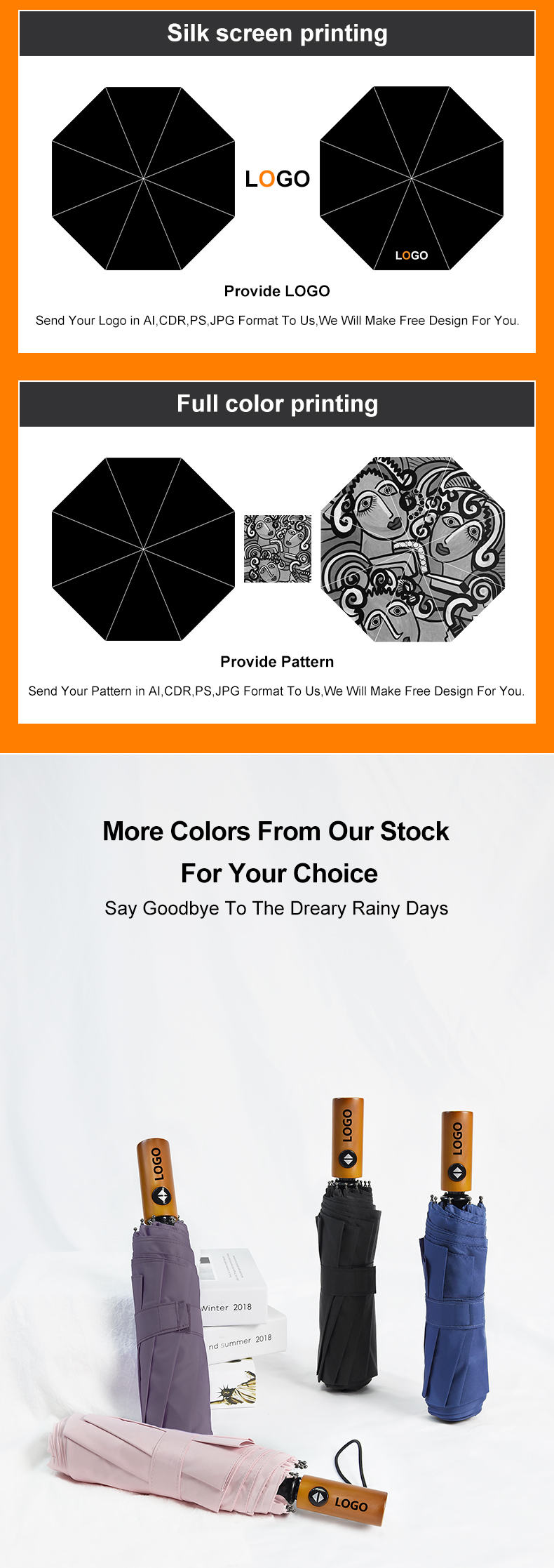 3 Folding Umbrella