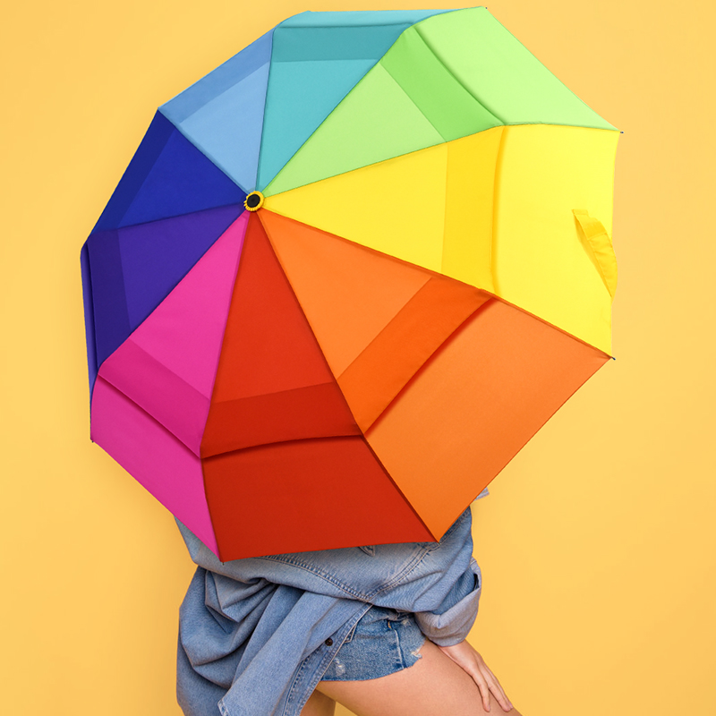 rainbow umbrella