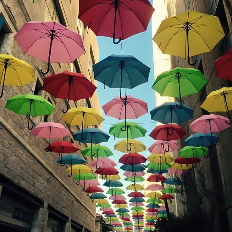 colorful umbrella