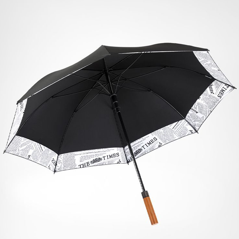 wooden handle gplf umbrella