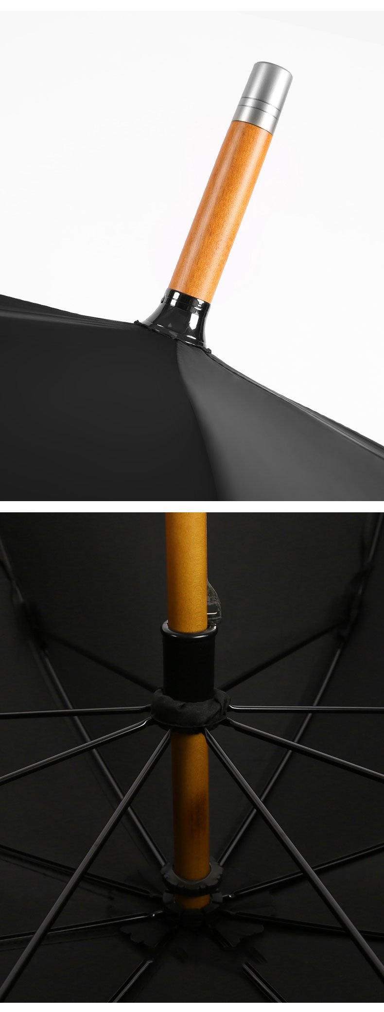 wooden umbrella