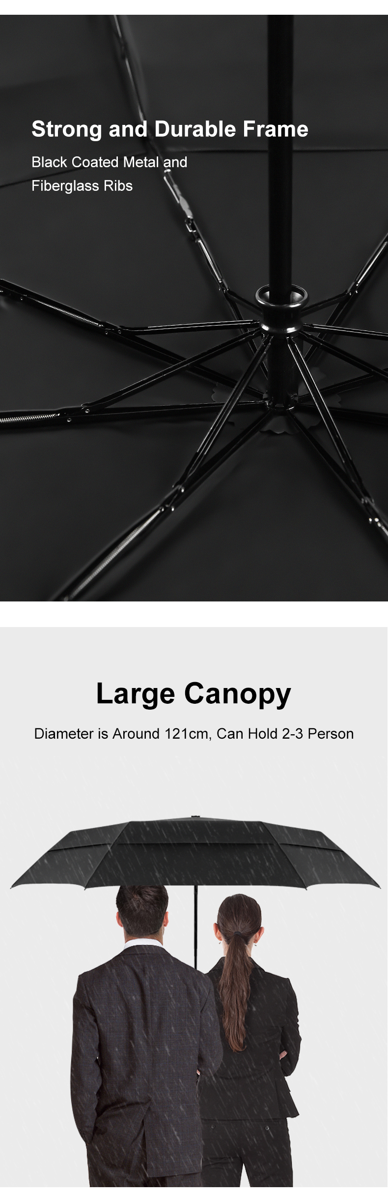 large double canopy umbrella