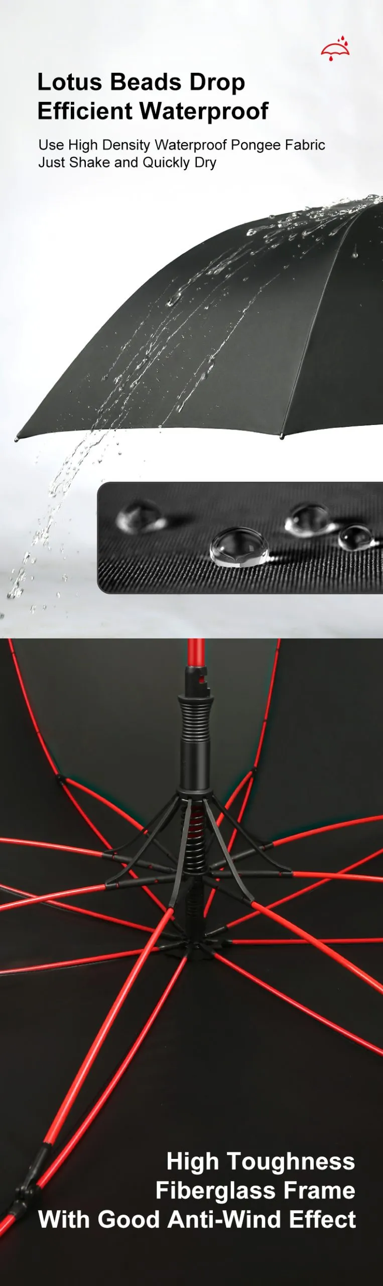 large umbrella for rain