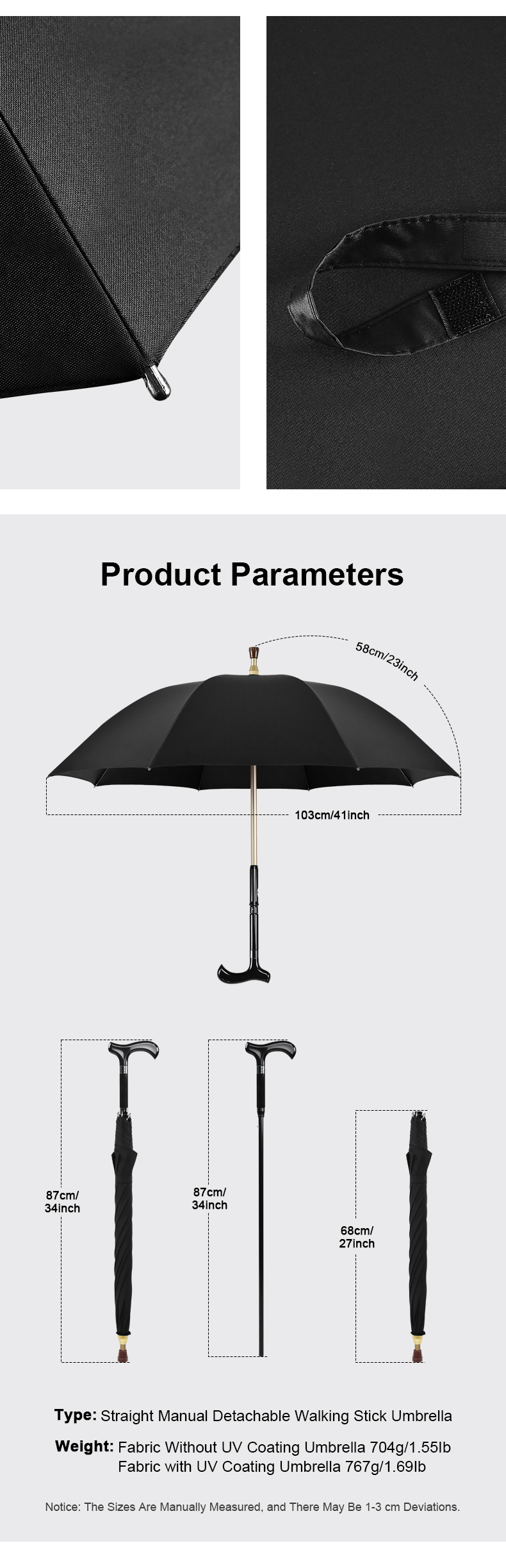Walking Sticks Crutch Umbrella