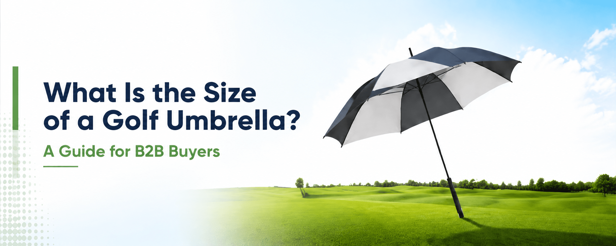 What Is the Size of a Golf Umbrella? A Guide for B2B Buyers