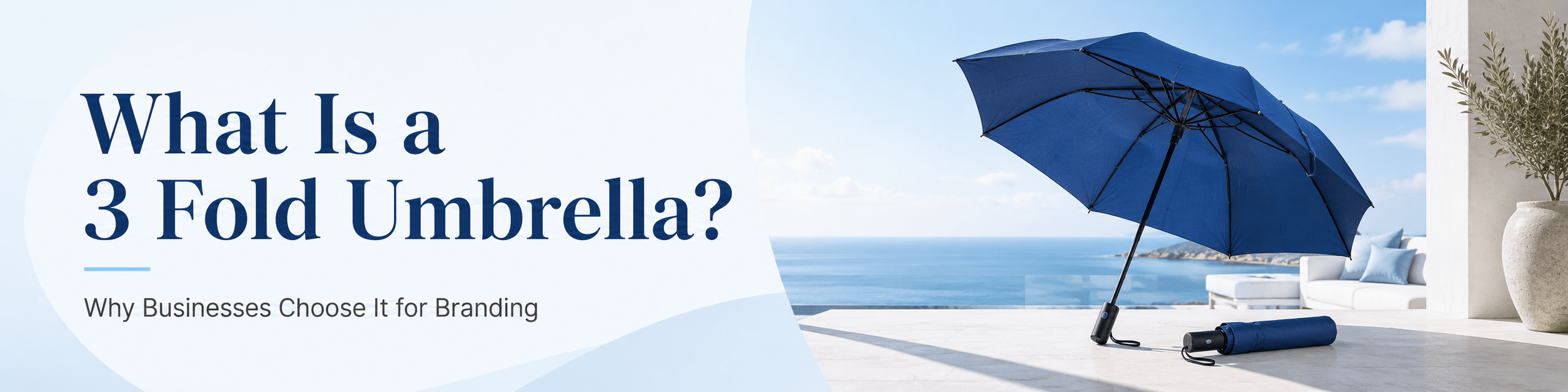 What Is a 3 Fold Umbrella and Why Businesses Choose It for Branding?
