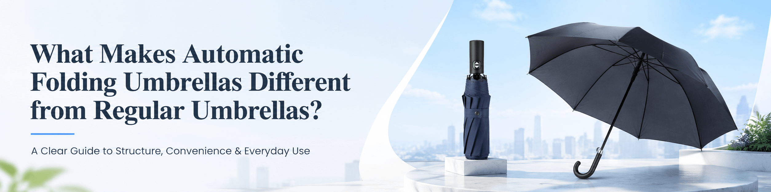 What Makes Automatic Folding Umbrellas Different from Regular Umbrellas?