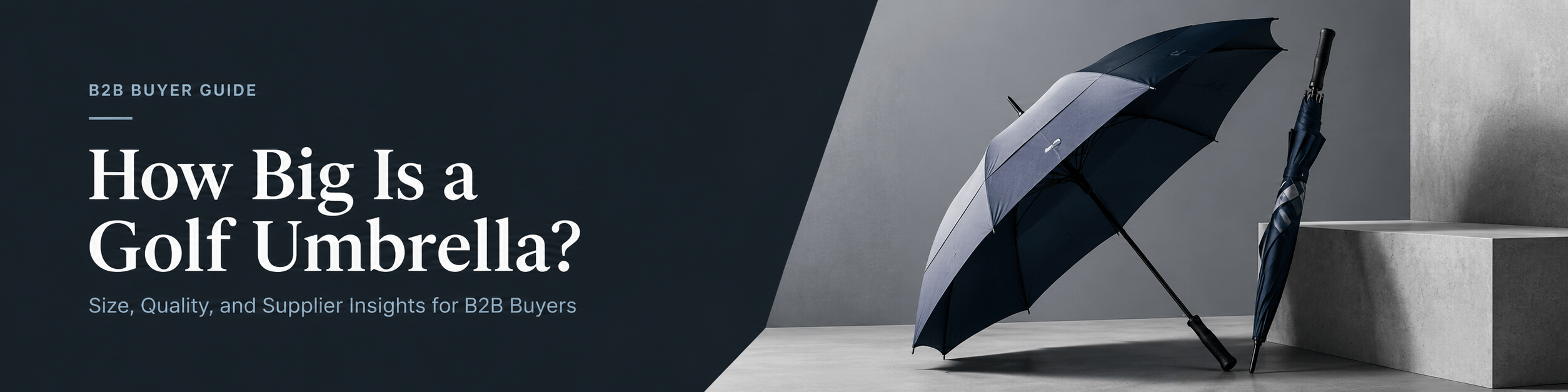 How Big Is a Golf Umbrella? Size, Quality, and Supplier Insights for B2B Buyers