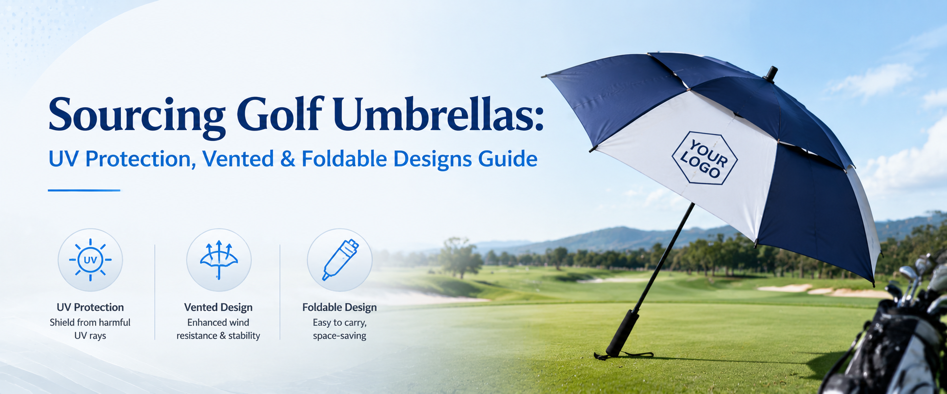 Sourcing Golf Umbrellas: UV Protection, Vented & Foldable Designs Guide