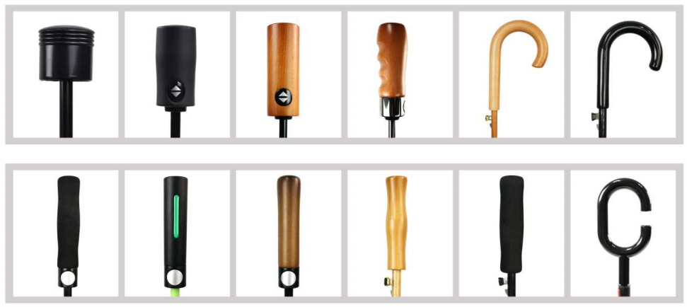 Custom Umbrella Accessories – Handles