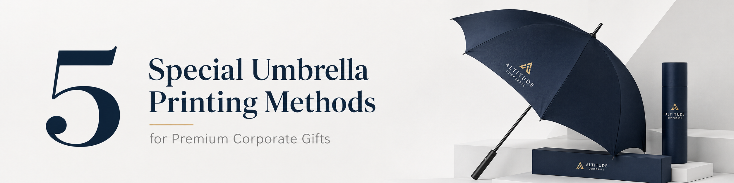 5 Special Umbrella Printing Methods for Premium Corporate Gifts