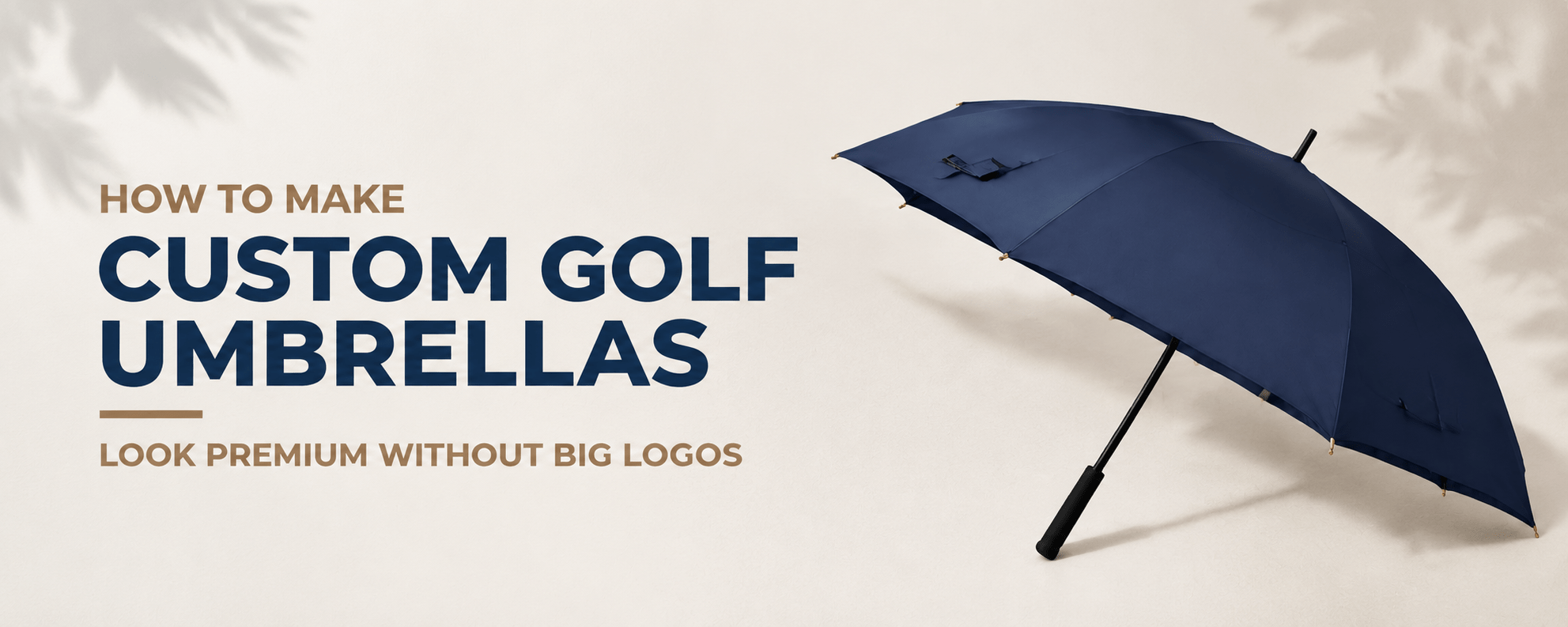 How to Make Custom Golf Umbrellas Look Premium Without Big Logos