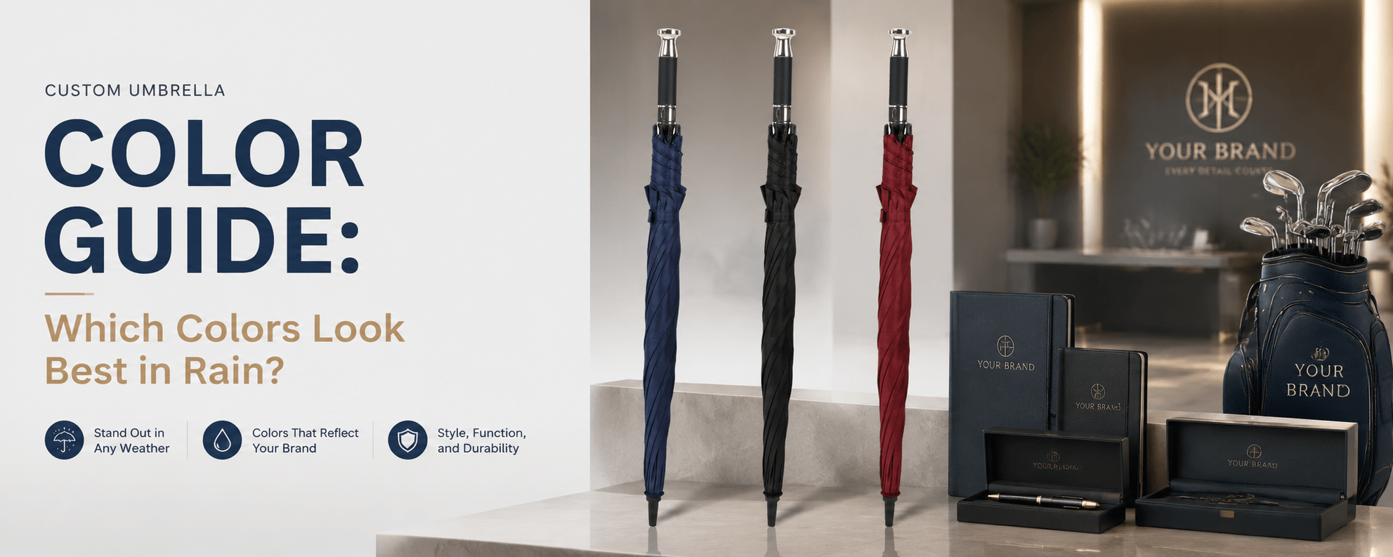 Custom Umbrella Color Guide: Which Colors Look Best in Rain?